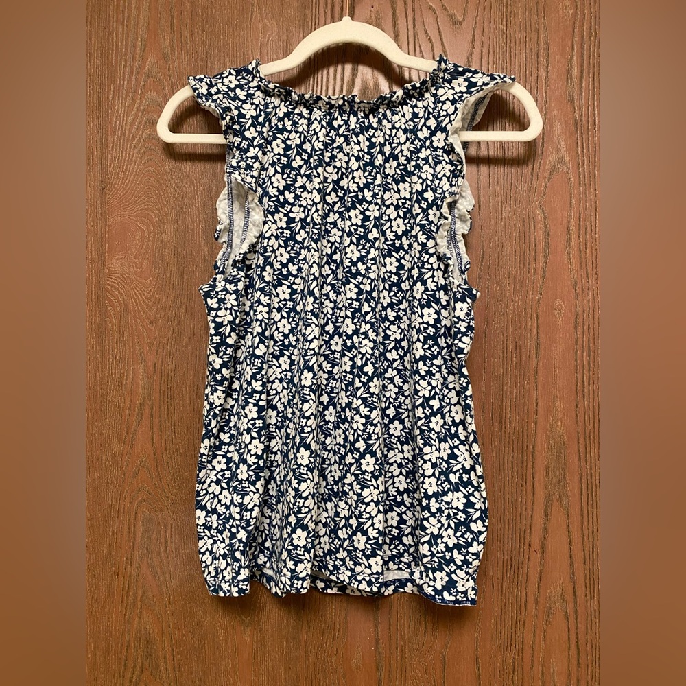 LC Lauren Conrad Ruffle Sleeve Tank Top